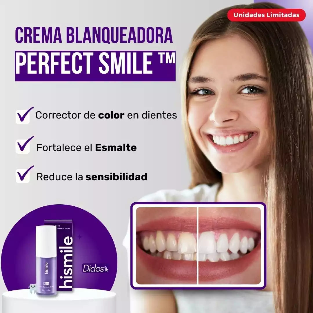 CREMA DENTAL BLANQUEADORA PERFECT SMILE ™