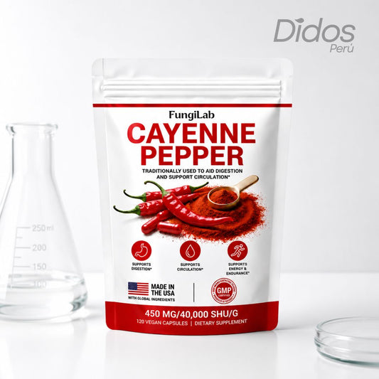 Cayenne Pepper- Apoyo a la circulación, energía y digestión