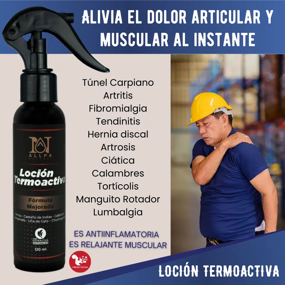 LOCIÓN TERMOACTIVA - CERO DOLOR ™