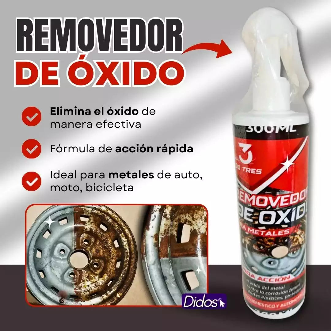 REMOVEDOR DE ÓXIDO 100% EFECTIVO